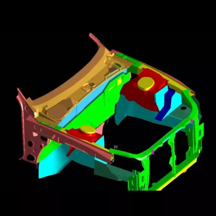 Automotive Motorrum Montering Stempling Dies