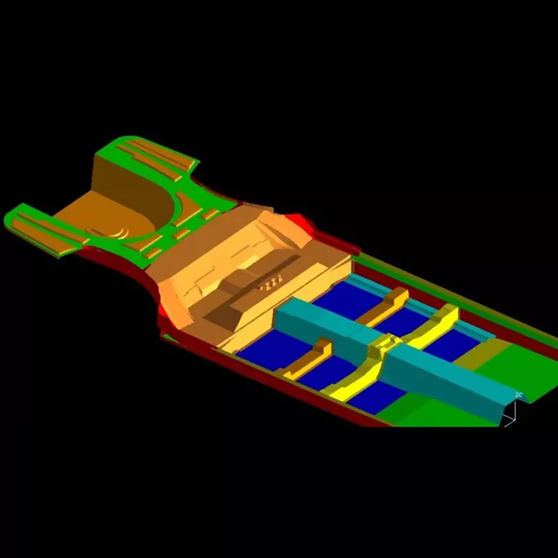 Automotive Gulv Samling Stempling Dies