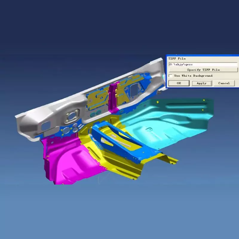 Automotive frontpanel samling stempling dies