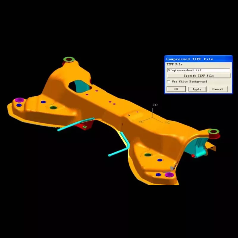 Automotive frontophængssamlings stempling