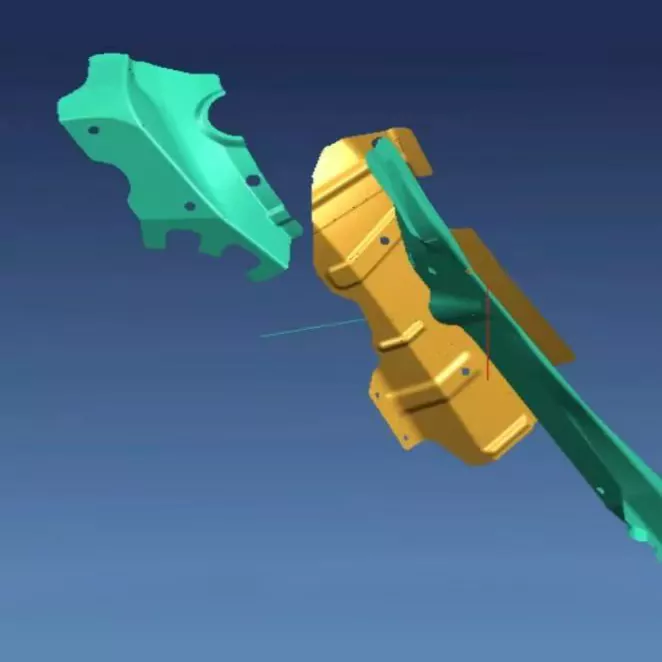 Automotive Små forstærkende plade stempling dies